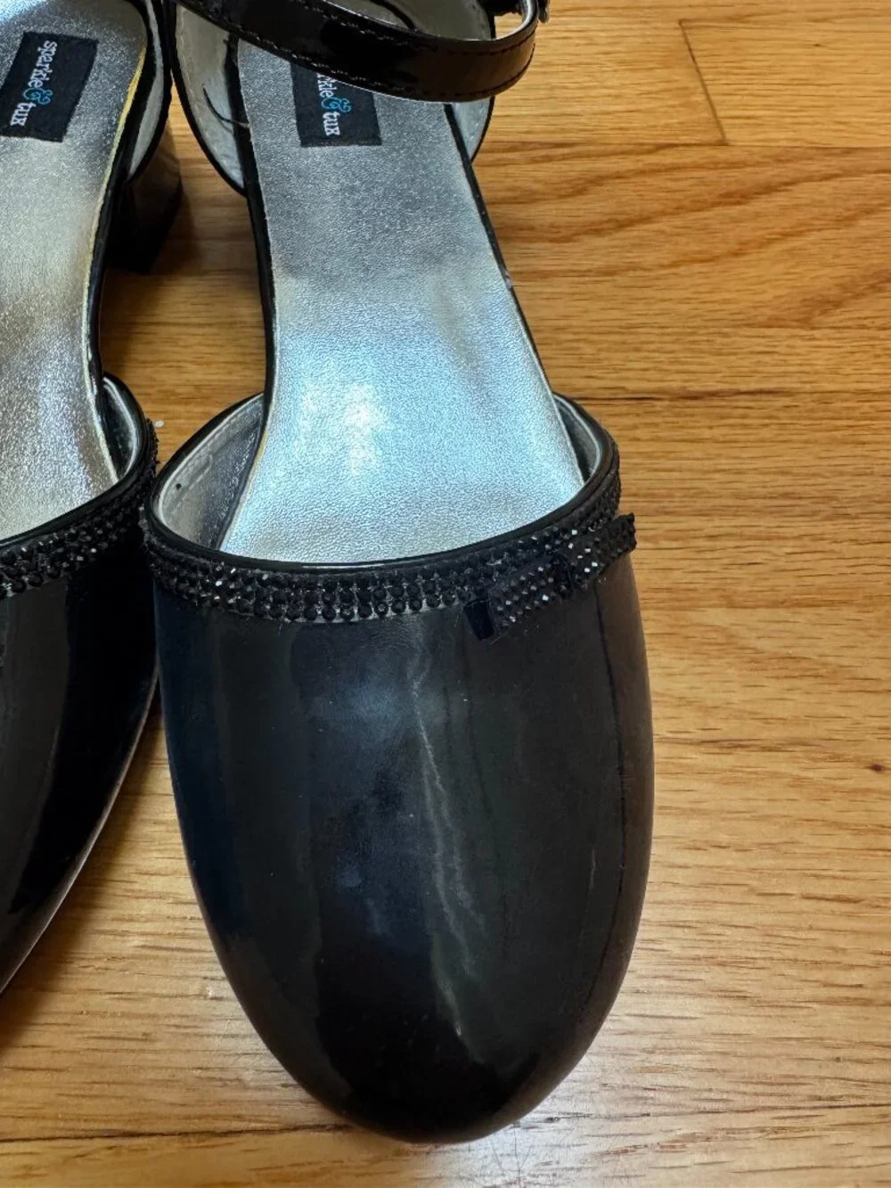 Sparkle & Tux black heels